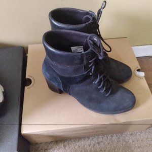 Timberland High Heeled Boots - with limited edition suede harness detail